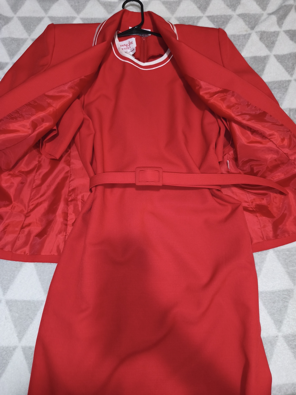 Vintage Henry Lee Petites Red Sheath Dress - Classic Women's Dress